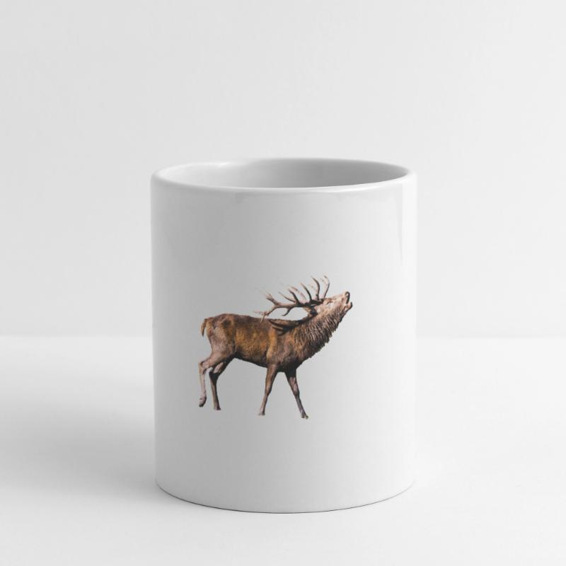 Geschenkidee röhrender Hirsch Tasse