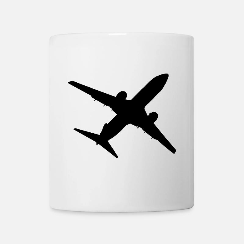Flugzeug - Tasse - Weiß