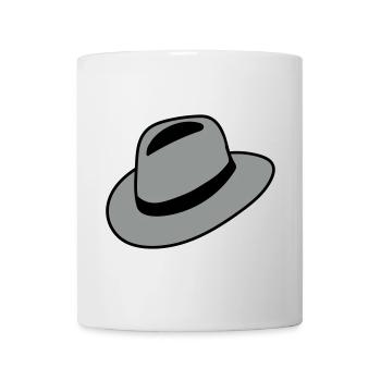 Hut - Tasse - Weiß - Vorne