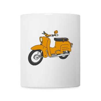 Schwalbe (saharabraun) - Tasse - Weiß - Vorne