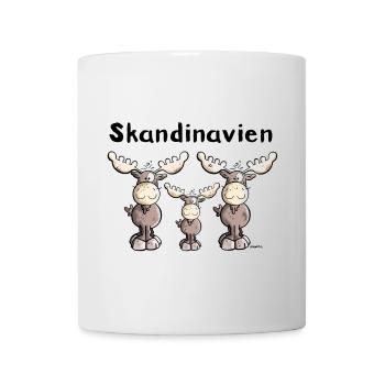 Elche aus Skandinavien - Tasse - Weiß - Vorne