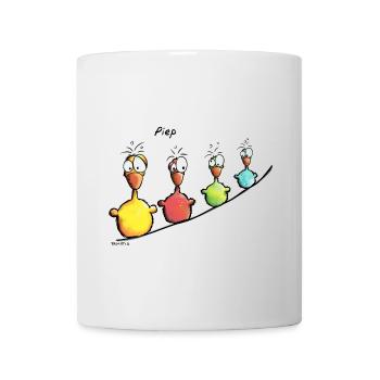 Vogelleine Piep - Tasse - Weiß - Vorne