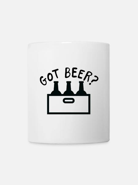 Beer "Got Beer?" - Tasse - Weiß