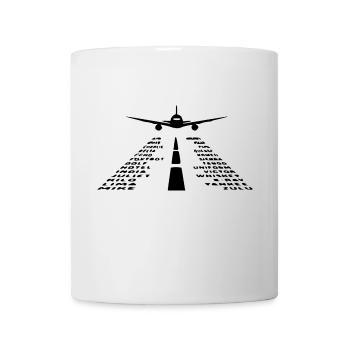 plane - Mug - white - Front