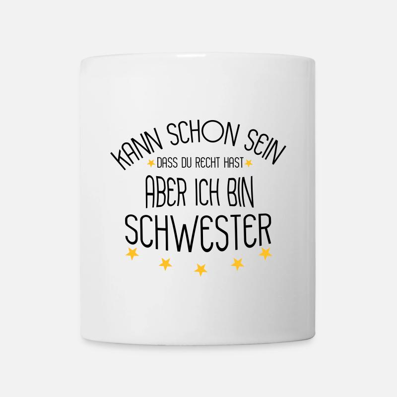 Schwester - Tasse - Weiß