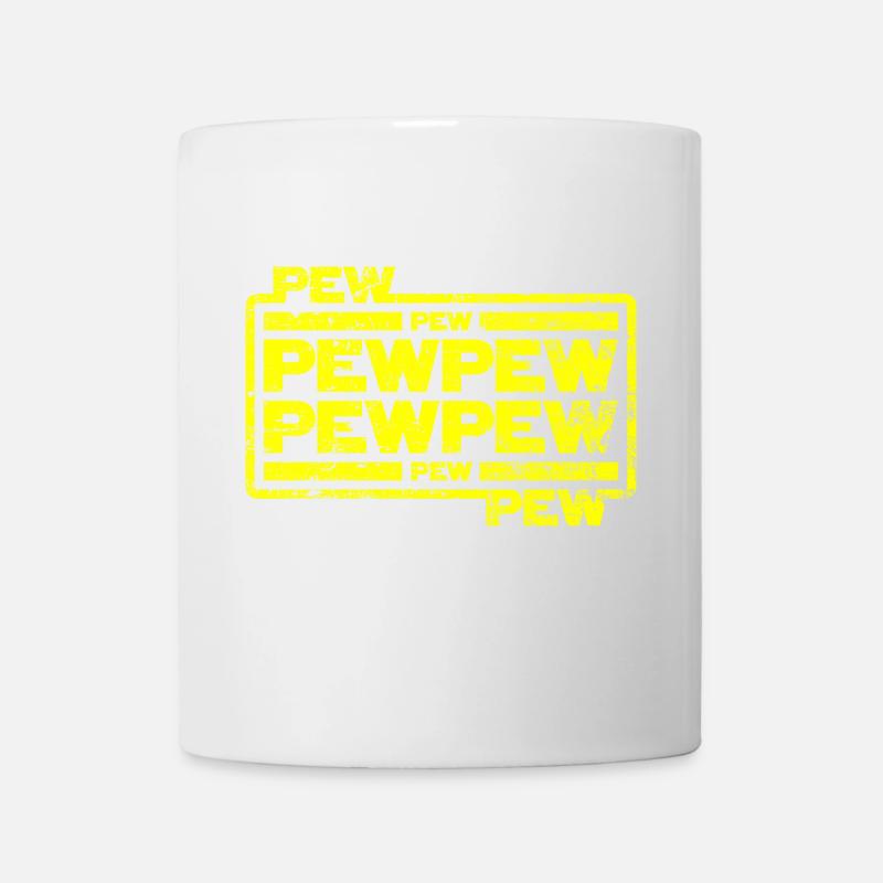 Pew Pew Pew - Tasse - Weiß