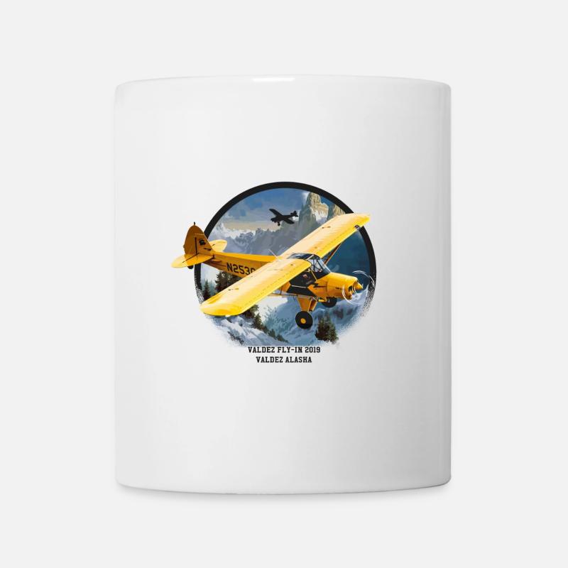 avion - Mug blanc - blanc