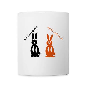 Funny Rabbits Bunnies Bunnies - Mug - white - Front