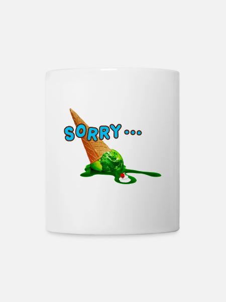Désolé vous! - Mug blanc - blanc