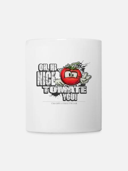 nice tomate you - Tasse - Weiß