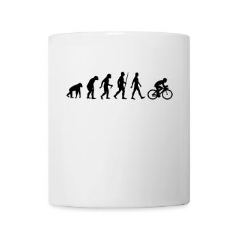 Evolution vélo vélo de route cycliste course cycliste - Mug blanc - blanc - Devant