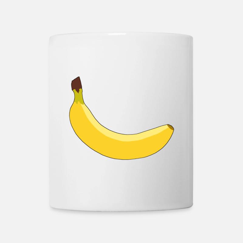 Banane Bananen Geschenkidee - Tasse - Weiß