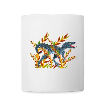 dinosaure - Mug blanc - blanc - Devant