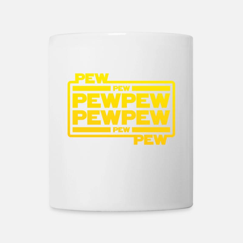Pew Pew Pew - Tasse - Weiß