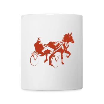 traber trabrennen - Tasse - Weiß - Vorne