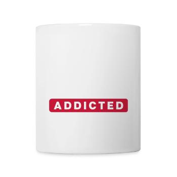 GYM ADDICTED - Mug - white - Front