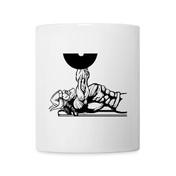 Vikings Viking Bodybuilder Training Gym - Mug - white - Front