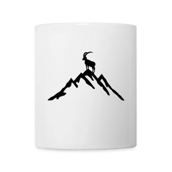 Berg und Steinbock - Tasse - Weiß - Vorne