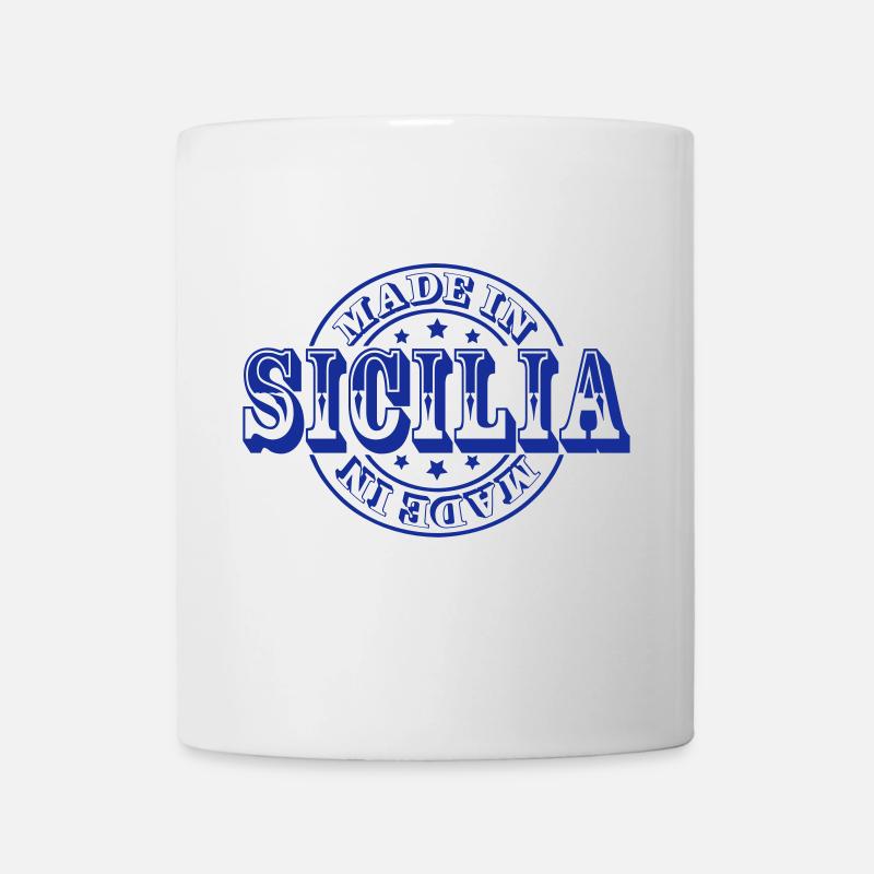 Made in Sicilia m1k2 - Mug - white