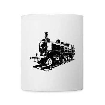 Steam locomotive - Mug - white - Front