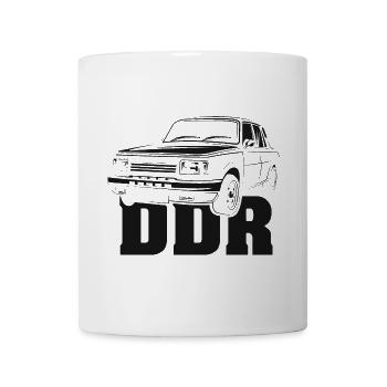 DDR Warti Classic Car Oldtimer Wartburg Logo - Mug blanc - blanc - Devant