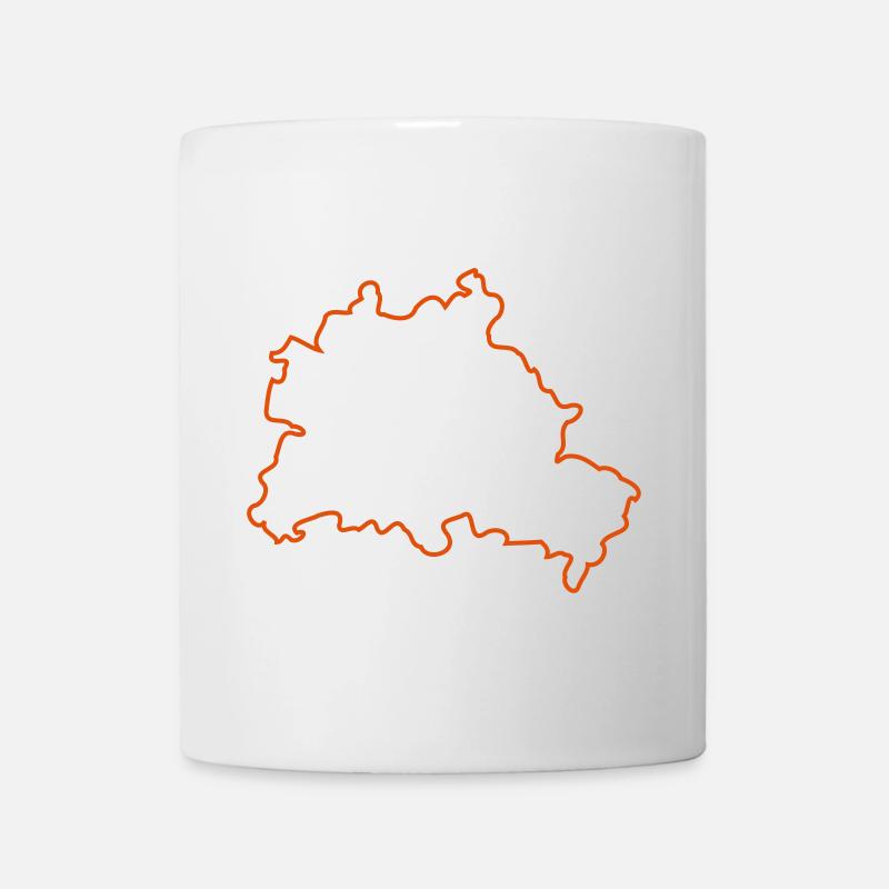 Berlin ligne F - Mug blanc - blanc