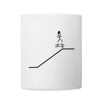 Skateboard Kickflip Jeunes Cap Cool - Mug blanc - blanc - Devant