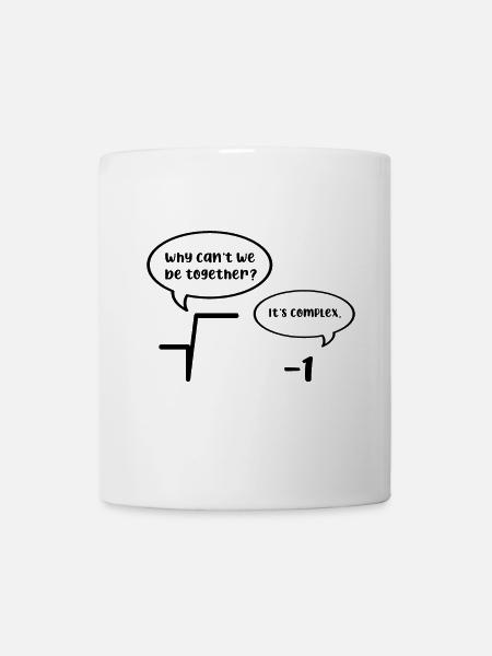 Nerd Witz Mathe - Tasse - Weiß