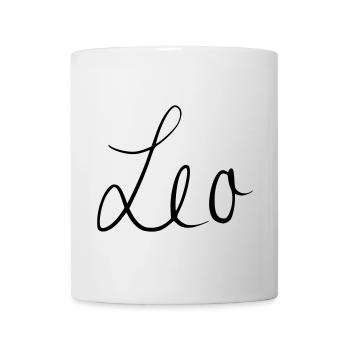 Leo - Tasse - Weiß - Vorne