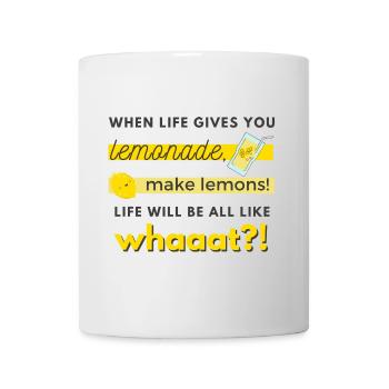 make lemons! - Mug - white - Front
