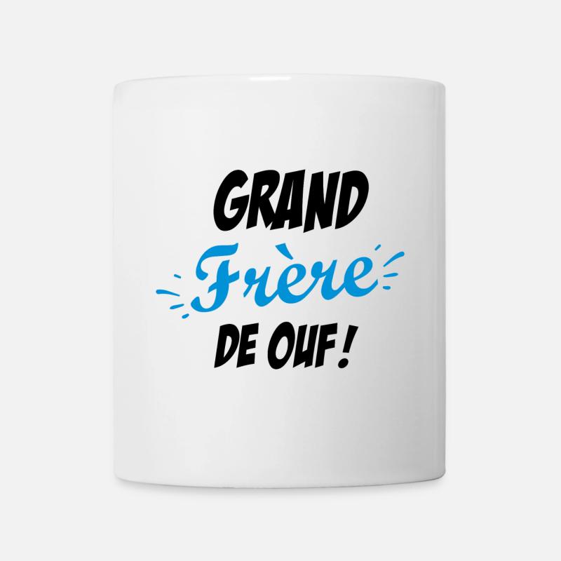 Grand Frère de Ouf - Cadeau Frère - Mug blanc - blanc