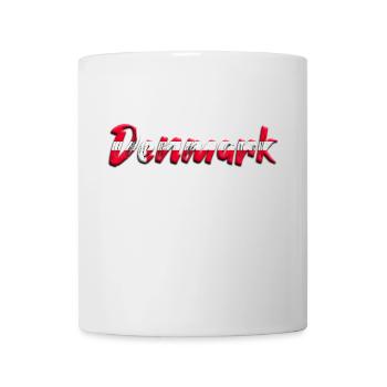 Danemark résidence secondaire Danemark vacances disant drapeau - Mug blanc - blanc - Devant