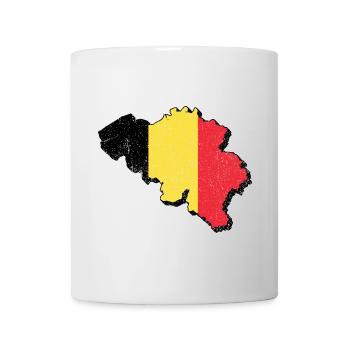 Belgium Belgian map vacation travel gift BEL - Mug - white - Front