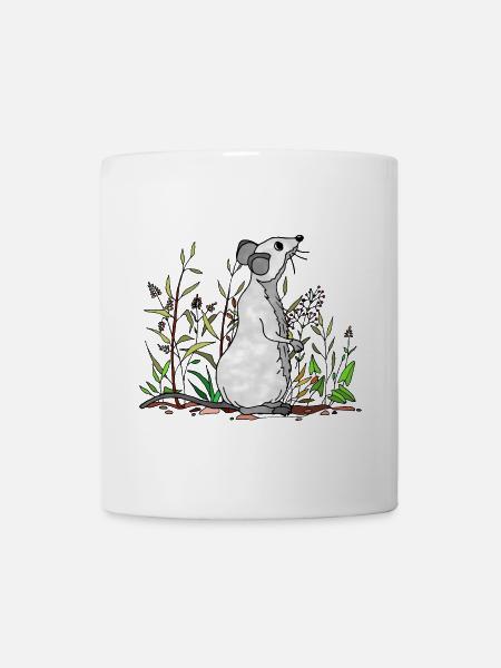 Maus - Tasse - Weiß