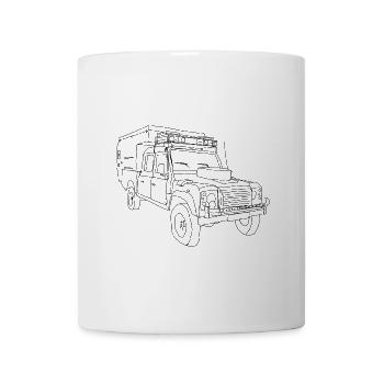 Defender black - Mug - white - Front