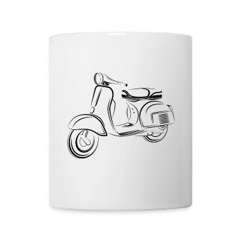scooter moto scooter scooter moto scooter - Mug blanc - blanc - Devant