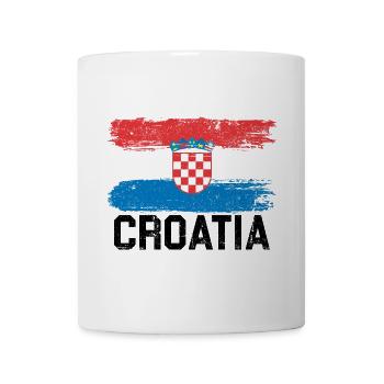 Kroatien Flagge - Tasse - Weiß - Vorne