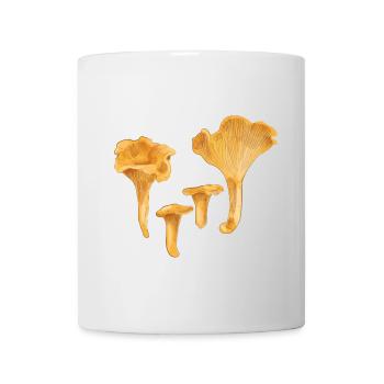 Gelbe Pfifferlinge - Tasse - Weiß - Vorne