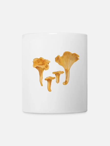 Gelbe Pfifferlinge - Tasse - Weiß