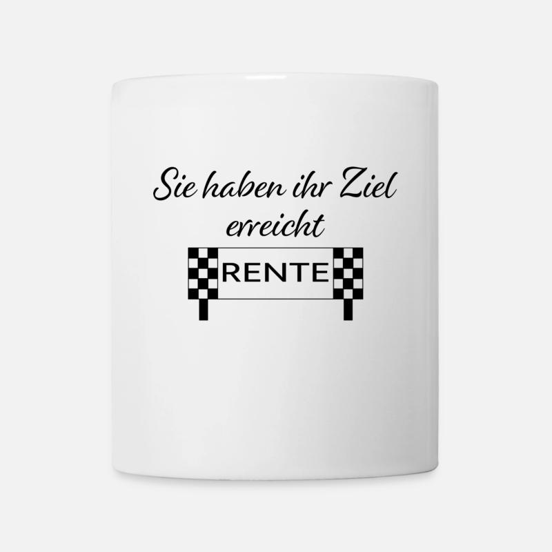 Rente - Tasse - Weiß