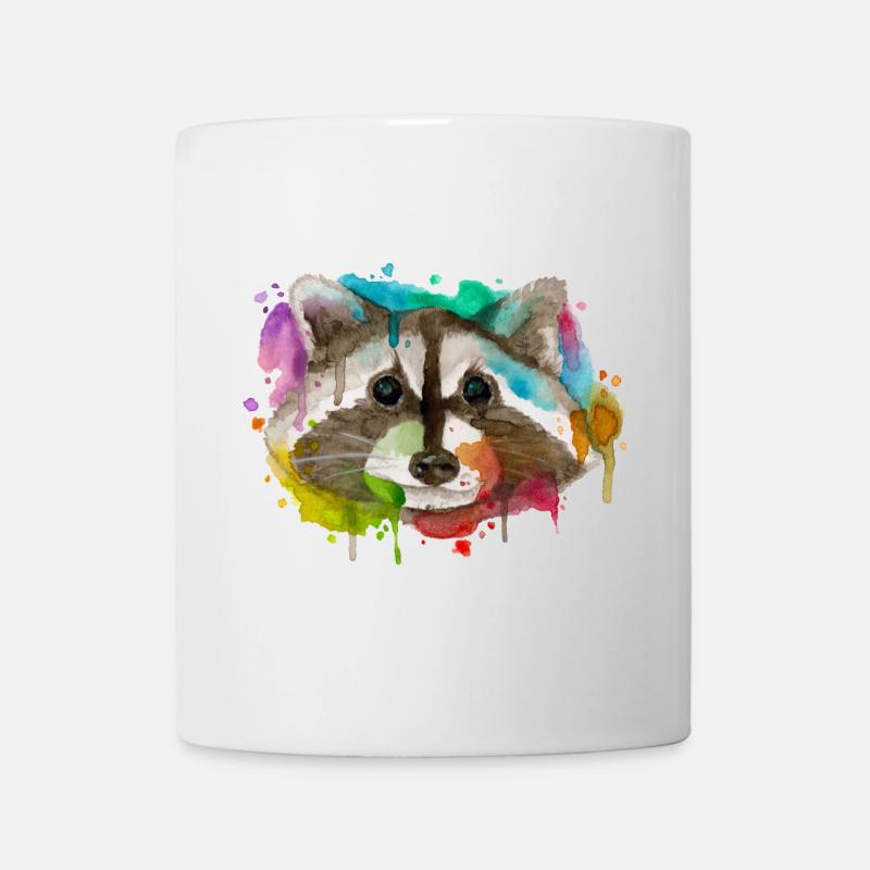 racoon - Mug - white
