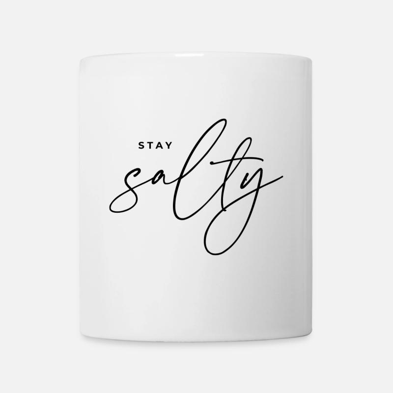 Restez salé - Mug blanc - blanc