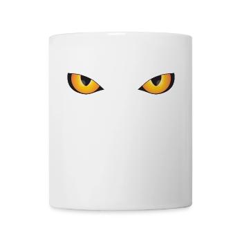 Yeux de panthère - Mug blanc - blanc - Devant