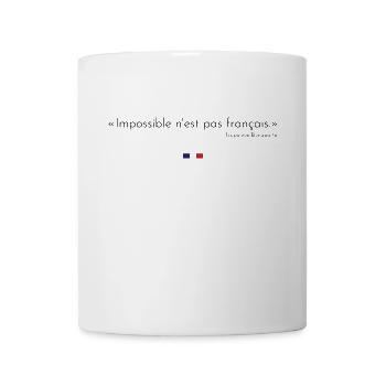 Tshirt français - Mug blanc - blanc - Devant