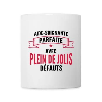aide soignante parfaite - Mug blanc - blanc - Devant