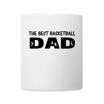 Basketball Papa Geschenk Basketball Liebhaber - Tasse - Weiß - Vorne
