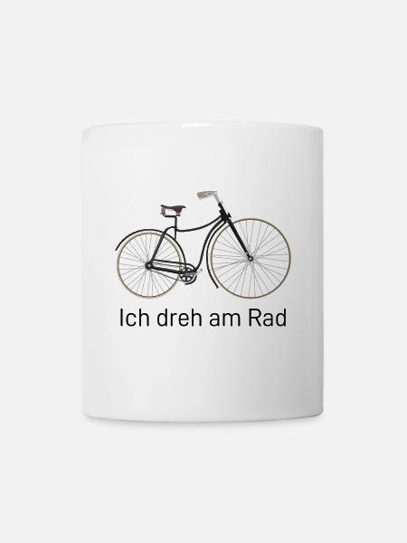 Ich dreh am Rad! - Tasse - Weiß