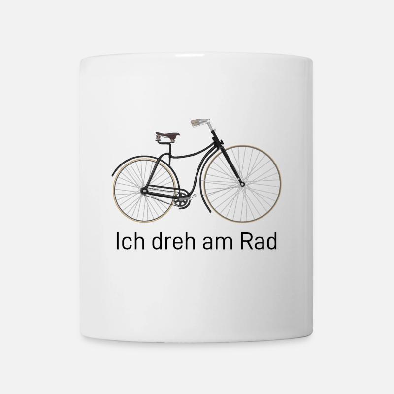 Ich dreh am Rad! - Tasse - Weiß
