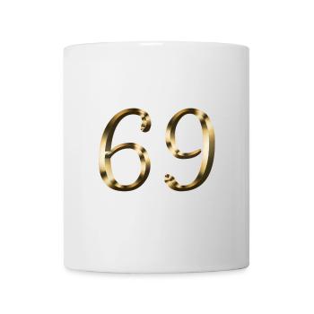 69 year old 69 year old gold 69th birthday gift - Mug - white - Front
