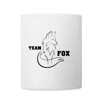 team fox fuchs symbol zeichnung Logo icon - Tasse - Weiß - Vorne